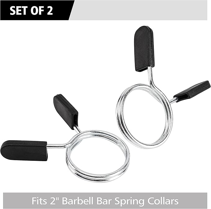 Barbell Clips Olympic Barbell Clamps Collars 2 Inches