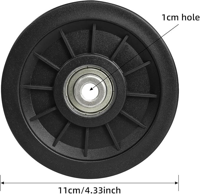 Universal Bearing Pulley Wheel for Cable Machine Gym Equipment Part Garage Door