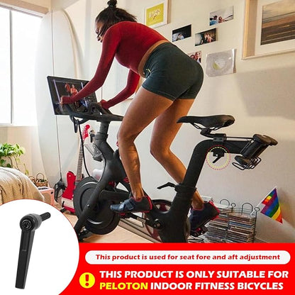 Exercise Bike Horizontal Seat bar Adjustment Lever Replacement parts for peloton Spin Bike Adjuster Handle, Alloy Adjustable Handle Accessories (black 1)