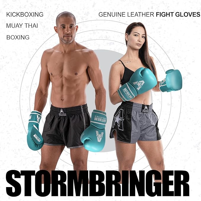 Anthem Athletics Stormbringer Full Grain Leather Boxing Gloves Men Women Muay Thai Gloves 12 oz 14 oz or 16 oz Boxing Gloves