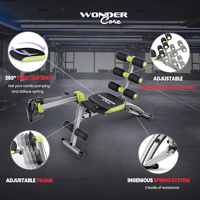 WONDER CORE 2 Adjustable Weight Bench for Home Gym