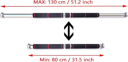 Adjustable 60~100cm / 80~130cm Pull Up Bar Chin 200KG Load