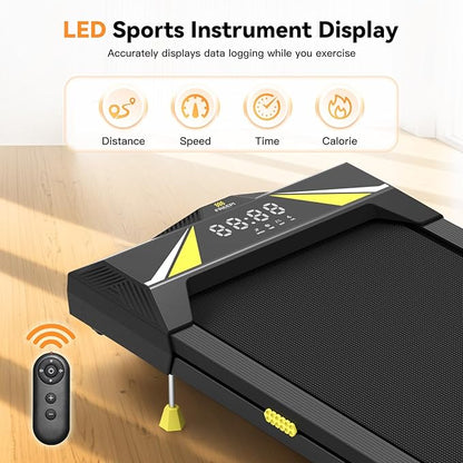 Sperax Walking Vibration Pad with APP, 3 in 1 Under Desk Treadmill, 2.5HP Low Noise Walking Treadmill Pad with Remote Control,Portable Treadmills for Home Office