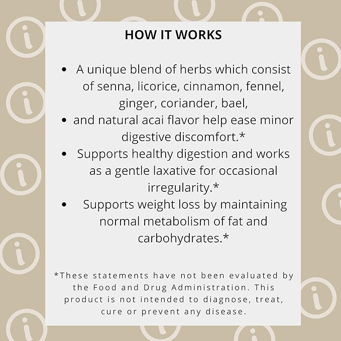 Hyleys Colon Cleanse Tea Blackberry Flavor (6 Pack - 150 Tea Bags Total)
