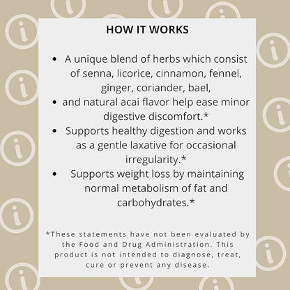 Hyleys Colon Cleanse Tea Blackberry Flavor (6 Pack - 150 Tea Bags Total)