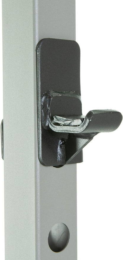 Fitness Reality 2816 Steel J-Hooks for Squat Rack 800 Lb. 2 Hooks,Black