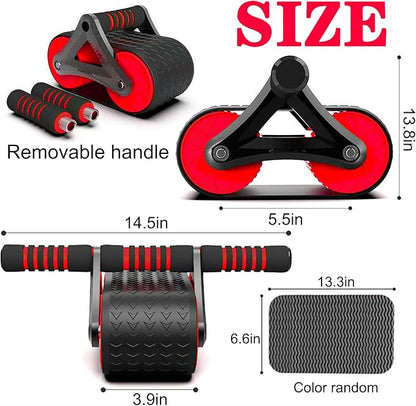 Automatic Rebound Abdominal Wheel，Workout Equipment for Abs