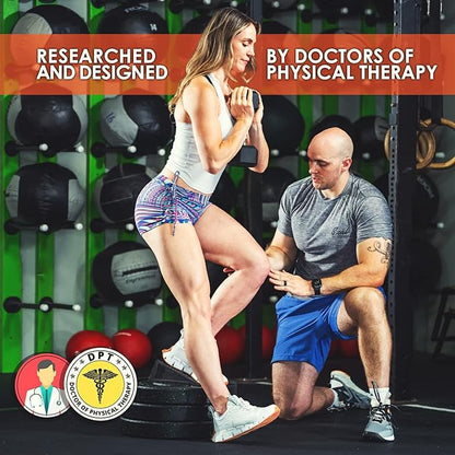 Squat Wedge Block: Doctor-Designed Pair of Adjustable