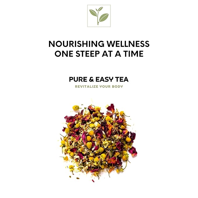 Pure And Easy Tea, Detox Delight, 30 Day Detox, Supports Healthy Slimming, Liver, Gut & Colon Cleanse, Advanced Full Body Blend, 100g/3.5oz
