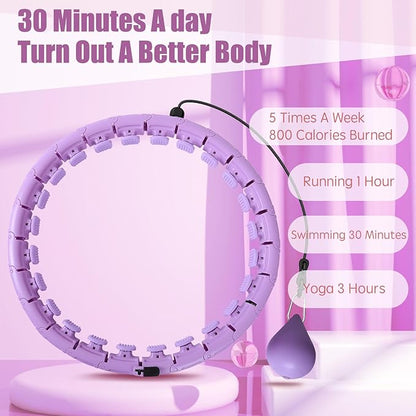 34 Knots Weighted Workout Hoop Plus Size