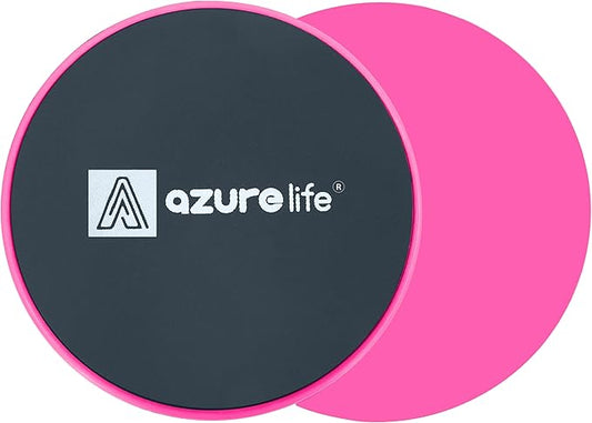 Exercise Core Sliders, Dual Sided Exercise Gliding Discs Use on Carpet or Hardwood Floors, Light and Portable, Perfect for Abdominal&Core Workouts