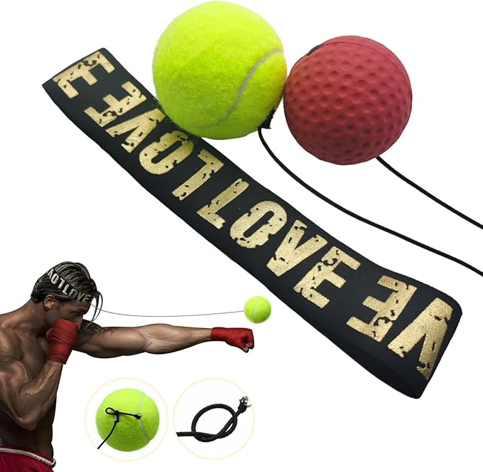 Boxing Reflex Ball with Headband Set