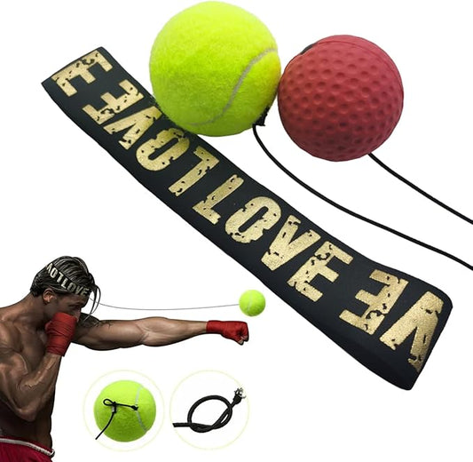 Boxing Reflex Ball with Headband Set