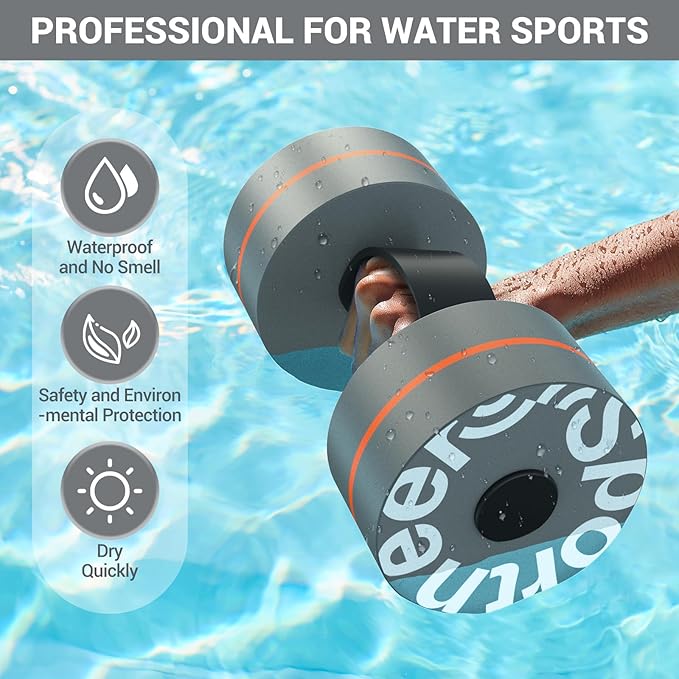 Sportneer Water Aerobics Pool Exercise Equipment New 6-Piece