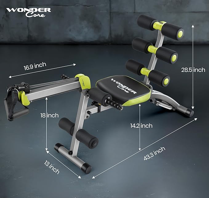 WONDER CORE 2 Adjustable Weight Bench for Home Gym
