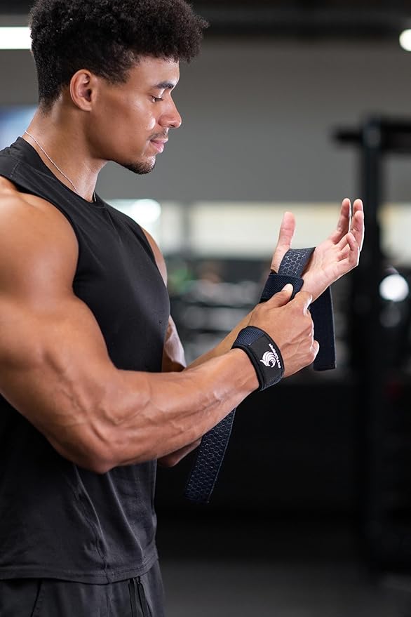 Fitgriff® Lifting Wrist Straps for Weightlifting, Gym, Deadlift, Workout (Made of Premium Cotton & Padded) - Men & Women