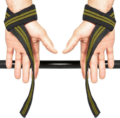 Lifting Straps (1 Pair) - Wrist Straps for Weightlifting - Lifting Straps Gym for Deadlift - Weight Lifting Straps for Weight Training - Gym Straps for Workout, Powerlifting, Strength Training and Bodybuilding - For Men and Women