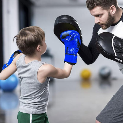 Kids Boxing Glove 6oz 8oz, Youth, Boys and Girls Training Sparring Gloves for Punching Bag, Kickboxing, Muay Thai, MMA, Gift for Age 6-15 Years