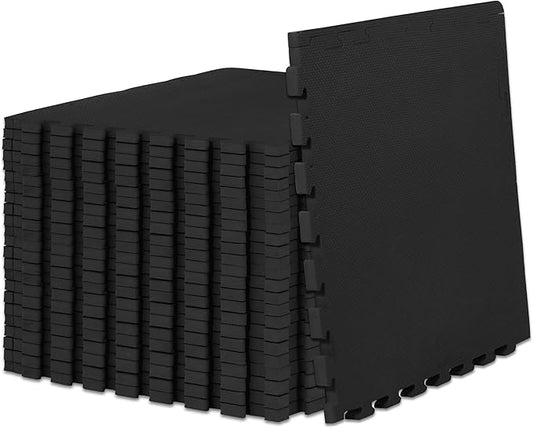 ProsourceFit Extra Thick Puzzle Exercise Mat ¾” and 1"