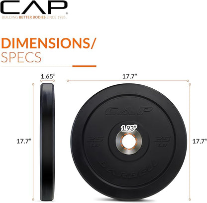 CAP Barbell Rubber Olympic Bumper Plate