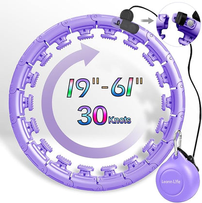 U1-28/30 Knots, Magnetic Lock Smart Weighted Hula Hoop