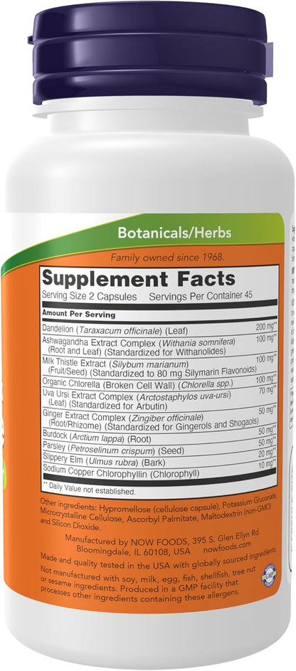 NOW Foods Supplements, Detox and Cleanse, 90 Veg Capsules, Liver and Kidney Support*