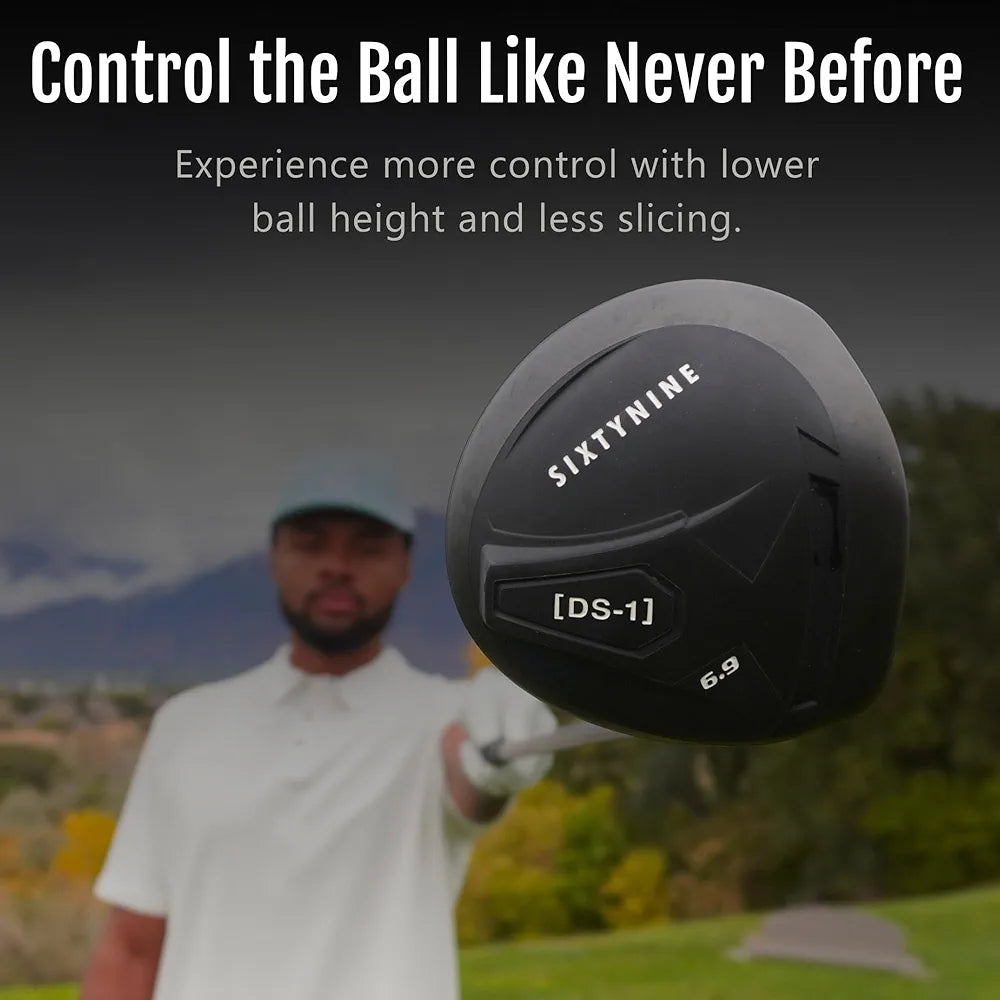Golf Driver for Men & Women 6.9° Golf Clubs | Stiff Shaft Further & Faster Drives | Medium Loft | Length 45 Inches