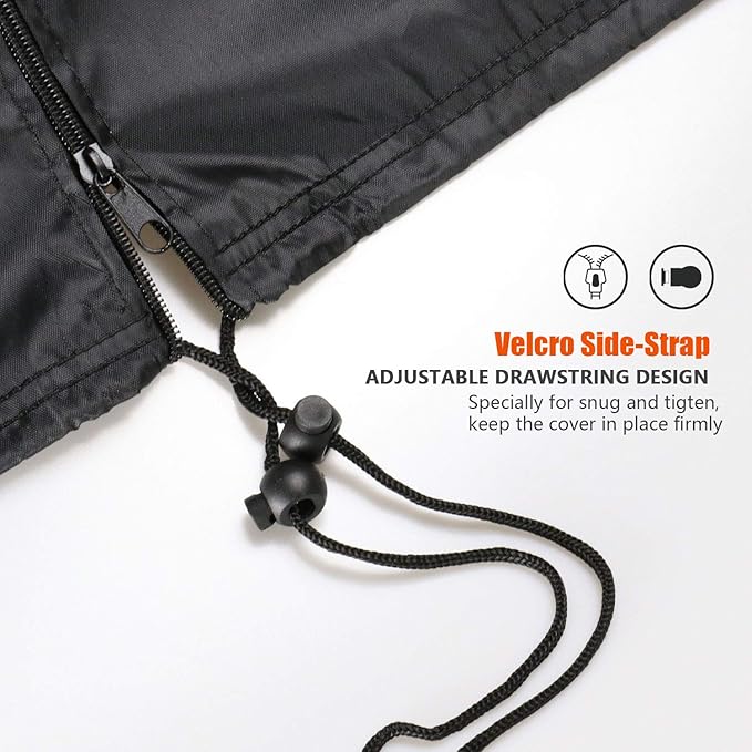 Treadmill Cover for Non-Folding Home Treadmill with Zipper and Drawstring