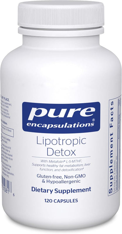 Pure Encapsulations Lipotropic Detox | Hypoallergenic Supplement Supports Liver Function and Detoxification | 120 Capsules