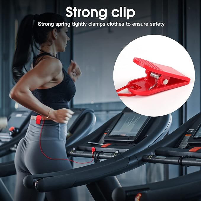 Treadmill Universal Magnet Safety Key Compatible with Most of NordicTrack, Proform, Image, Weslo, Reebok, Epic, Golds Gym, Freemotion, and Healthrider Treadmills