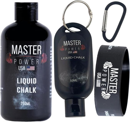 Mess-Free Gym Chalk for Weightlifting, Gymnastics, Rock Climbing, Dancing. Sweat-Resistant and Long Lasting for Stronger Grip - High Performance - Skin Friendly