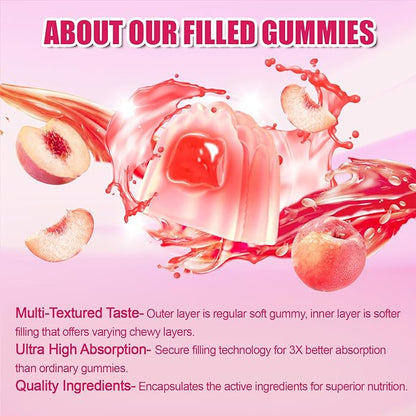 Womens Multivitamin Gummies - Sugar Free Multivitamin for Women with Vitamins A, C, D, E, Niacin, Folate, B6 & B12, Iron, Calcium, Zinc - Multi Vitamins & Minerals for Skin, Hair, Energy & Immune
