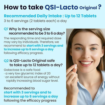Original 2 Packs, 180 Servings, Naturally Supports GLP-1 Level Elevation, Galactose Included, Gut Health, Prebiotics, Chewable