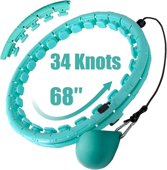 34 Knots Weighted Workout Hoop Plus Size