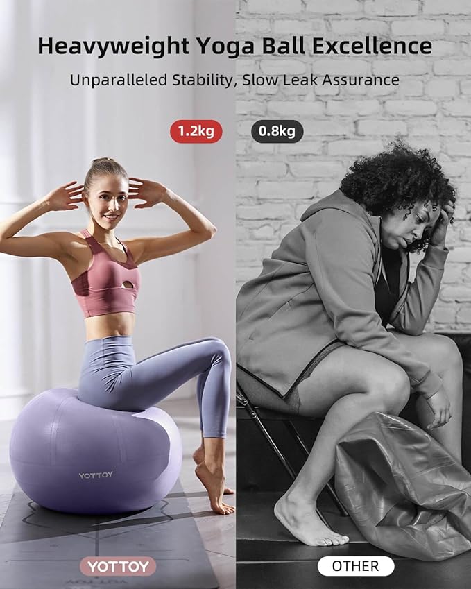 Anti-Burst Exercise Ball for Working Out