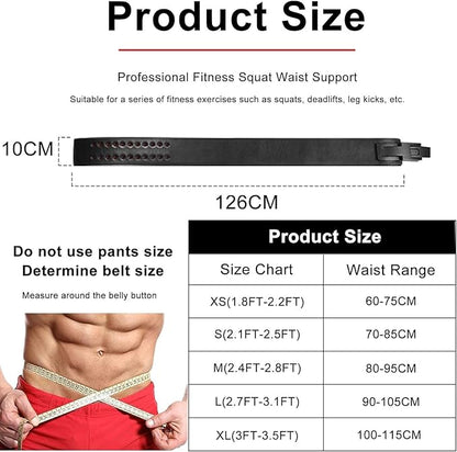 Weightlifting Adjustable Lever Belt 13MM Men's Squat Deadlift