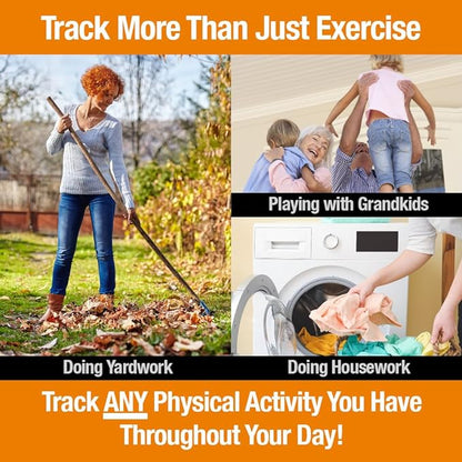 BUNDLE: 28 Day Fitness DVD plus Wellness Tracker for Women and Men 50-80+