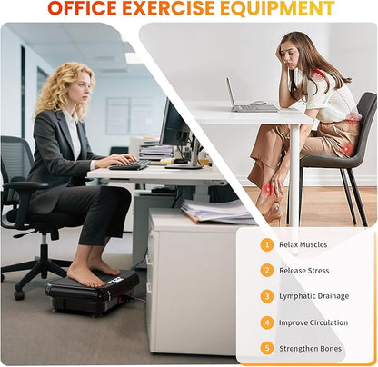 Vibration Plate Exercise Machine: TISSCARE Vibrating Plates for Lymphatic Drainage and Weight Loss, 300Lbs Capacity Full Body Power Shake Workout Platform for Home Cardio Fitness