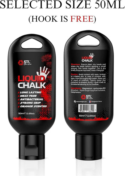 Liquid Chalk – Weightlifting, Gym, Rock Climbing, Body Bouldering, Gymnastics,Calisthenics Pole Grip, Strong Grip Chalk Climbing Chalk for Dry Hands