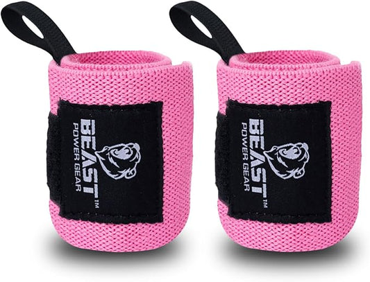 Improved Lifting Support & Stability - Gym Wrist Wraps for Weightlifting 14" Premium Quality Hand Wraps with Thumb Loop - Weight Lifting Wrist Wraps for Pain & Support