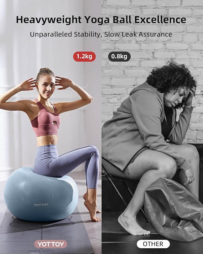 Anti-Burst Exercise Ball for Working Out