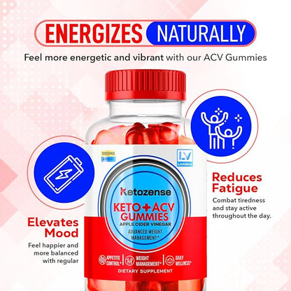 (3 Pack) Ketozense - KetozeneACV Gummies, Ketozense Gummies, KetozenseGummies, Ketozense ACV, Ketozense ACV 180 Gummies for 3 Months