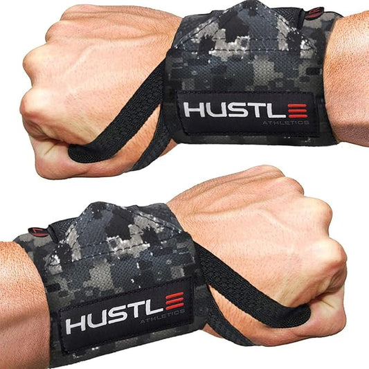 Wrist Wraps for Weightlifting (USPA Approved) - 18" or 12" Premium Quality Weight Lifting Wrist Straps - Best Gym Wrist Wraps with Thumb Loop for Powerlifting & Weight Training for Men & Women