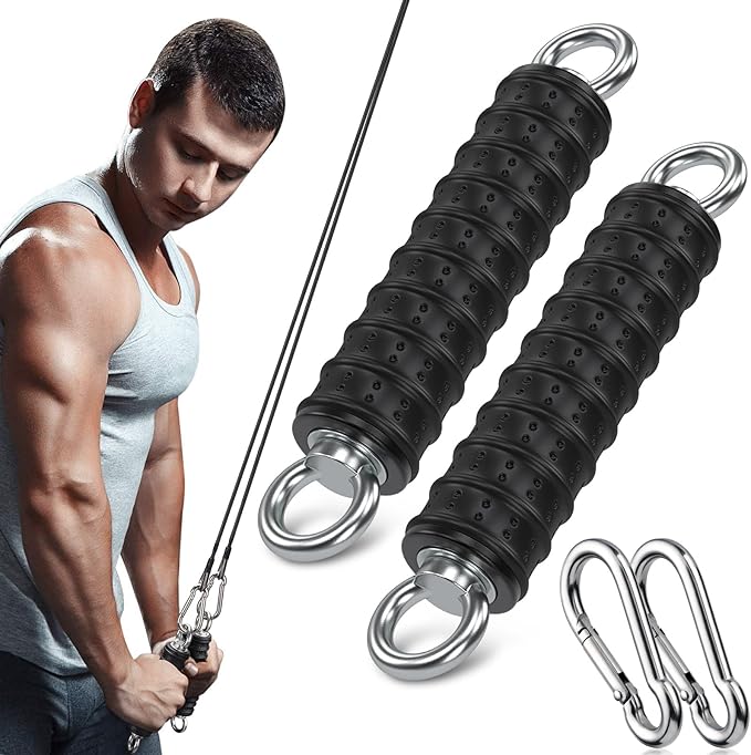 TOBWOLF Gym Cable Extension, Fitness Extension Rope Attachment Compatible with Home Gym Accessories Thick 0.2", Replacement Gym Cable Machine Extension for LAT/Tricep Pull Down, Leg Extensions Machine