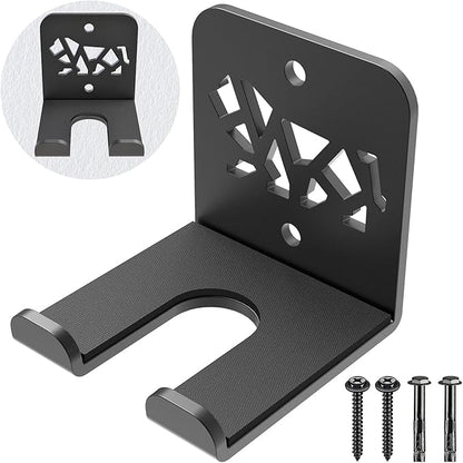 Kipika Versatile Wall Mounted Barbell Holder with Hooks Storage Rack for Barbell Bars Holds Under 33mm Bar Size and Fitness Accessories Space-Efficient Gym Organization for Home & Commercial Use