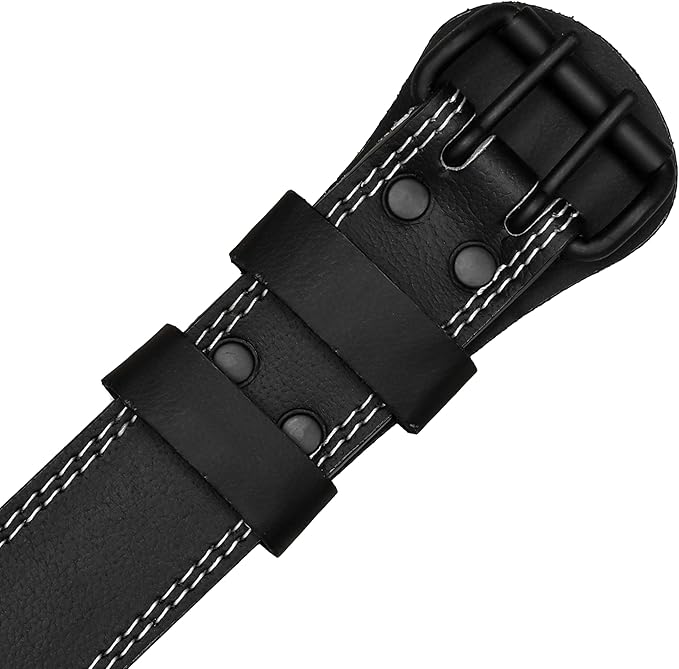 ESTREMO Weight Lifting Belt Leather courted Power Lifting 4 Inches