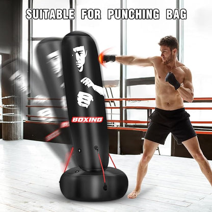 4 Pcs Punching Bag Elastic Cords, Boxing Bag Accessories for Strengthen The Rebound of The Punching Bag, Red, 12.6 inches, 50 Lbs