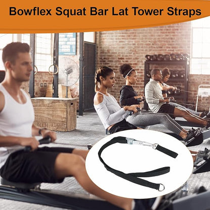 Squat Bar Extension for Bowflex Xtreme 2 se Gyms, Compatible with Bowflex Bar Attachment Straps repacement