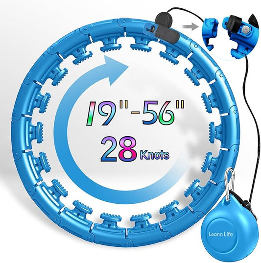 U1-28/30 Knots, Magnetic Lock Smart Weighted Hula Hoop
