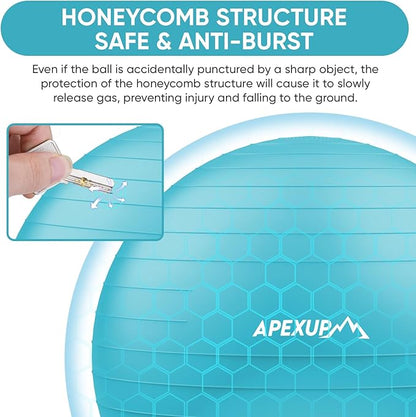 APEXUP Yoga Ball Exercise Ball